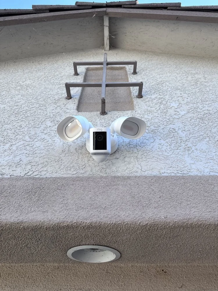 Ring video floodlight installation